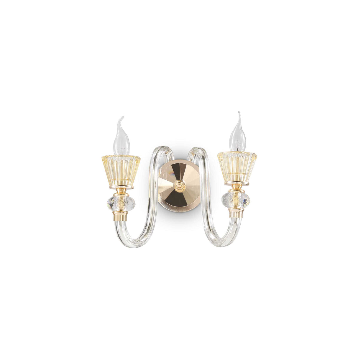 Twin Elegance Wall Light by Strauss