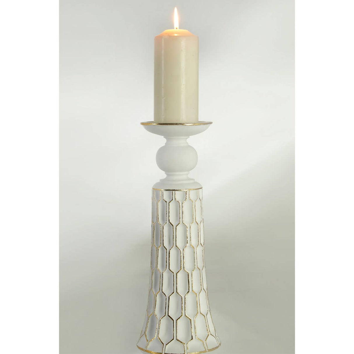 Honeycomb Large Candle Holder
