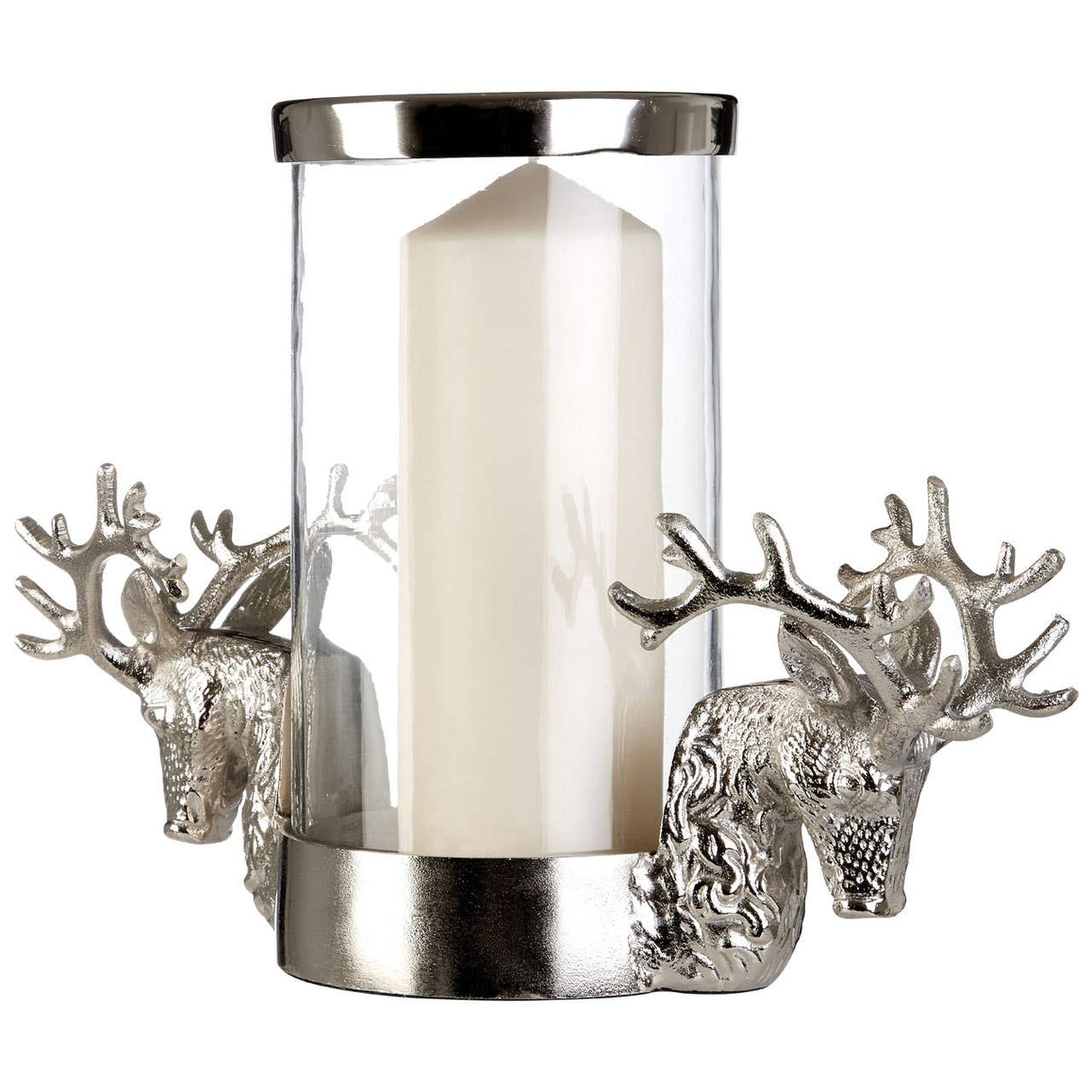 Stag Hurricane Design Candle Holder