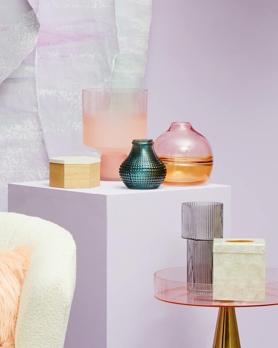 Mimo Small Terrazzo Lid Trinket Box