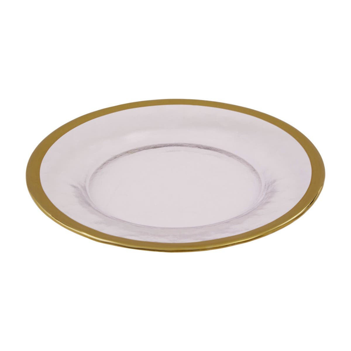 21Cm Side Plate With Gold Rim
