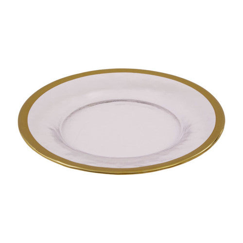 21Cm Side Plate With Gold Rim