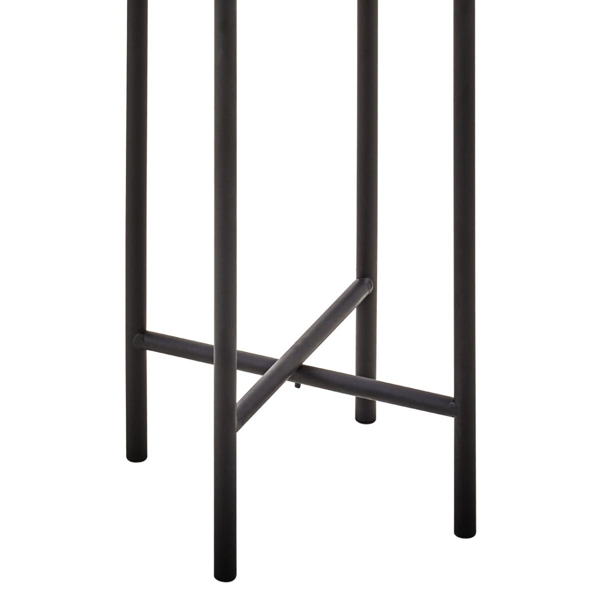 Trosa Small Grey And Black Floor Standing Planter