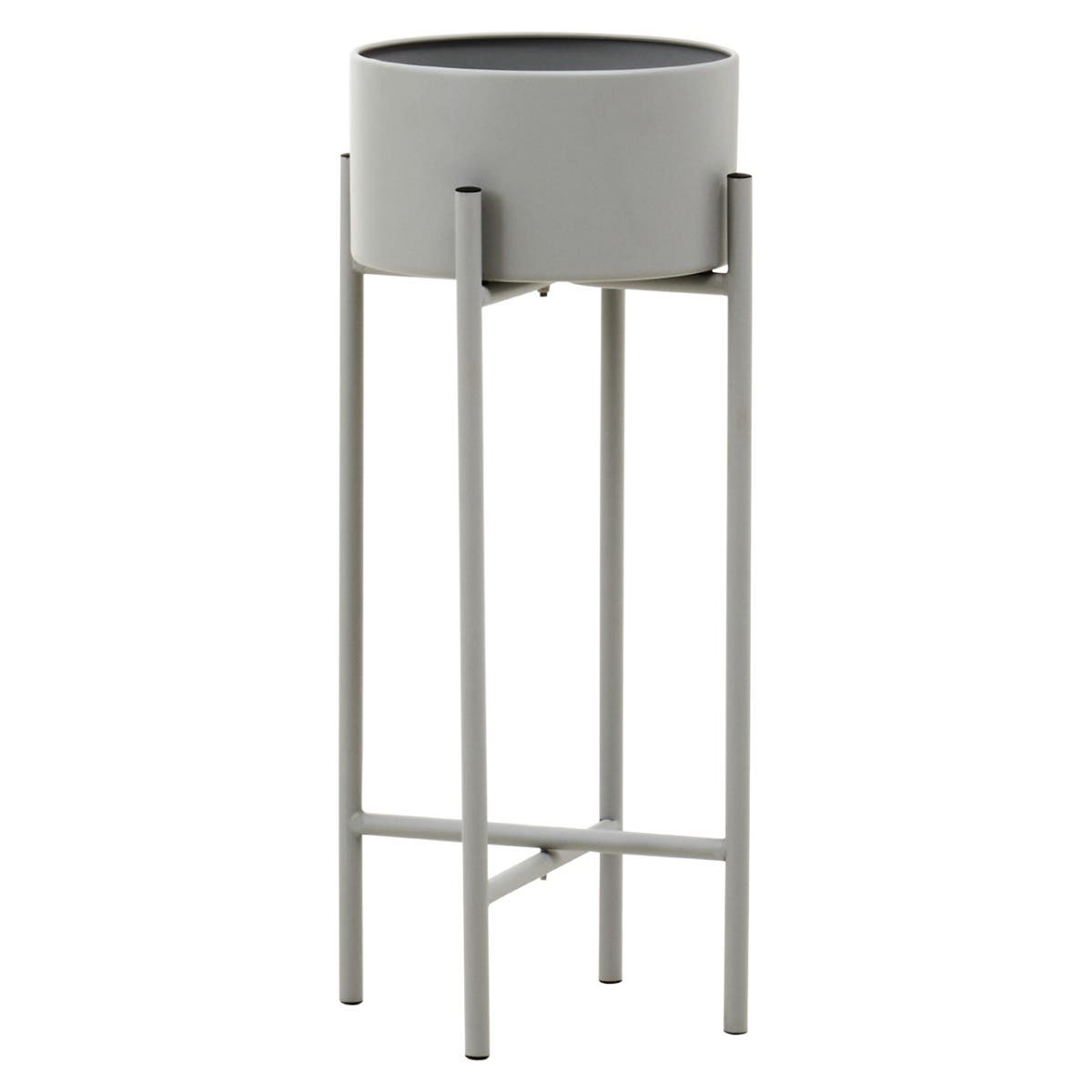 Trosa Small Grey Floor Standing Planter