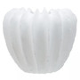 Broc White Textured Vase