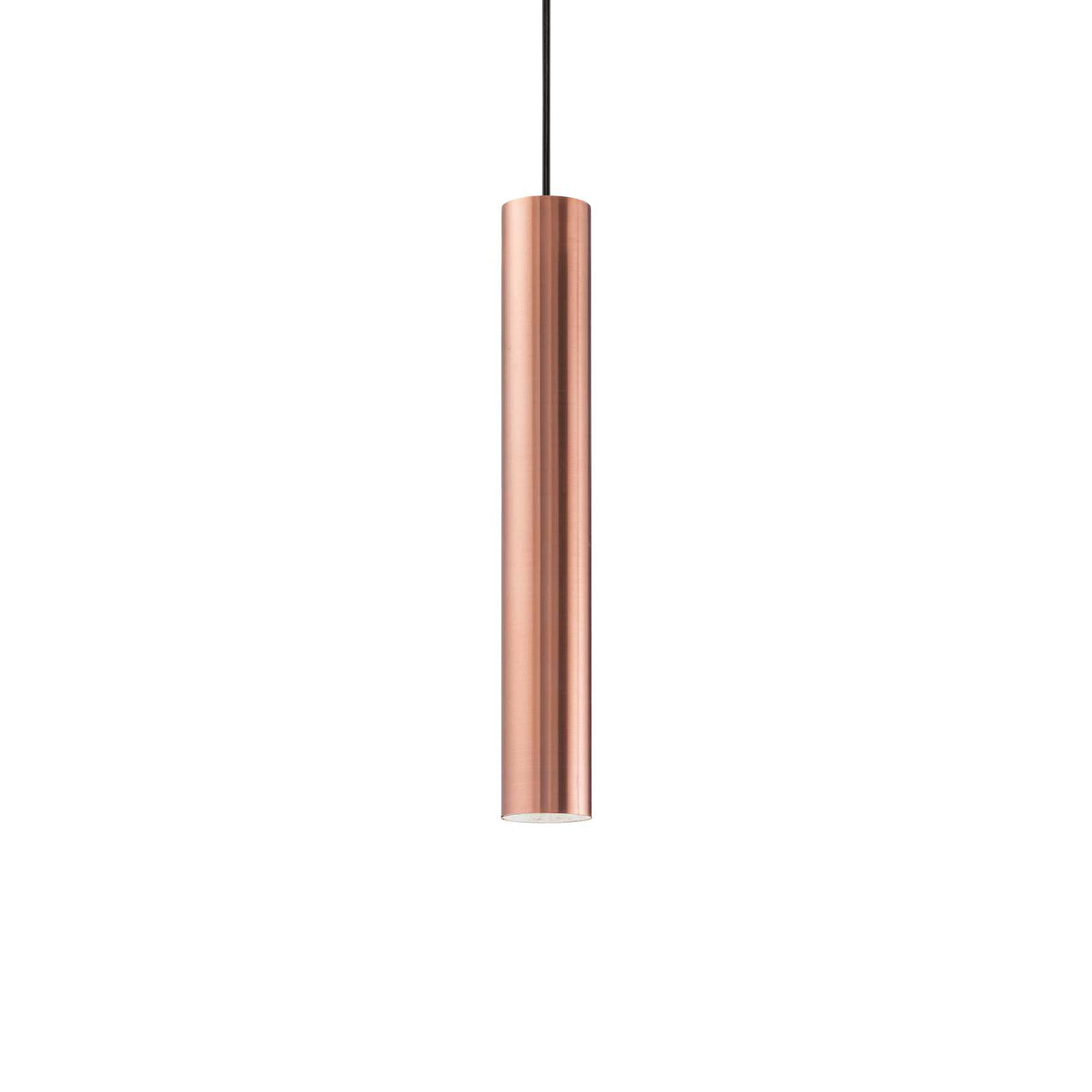 Copper Tubular Ceiling Spotlight, Modern GU10 Fixture