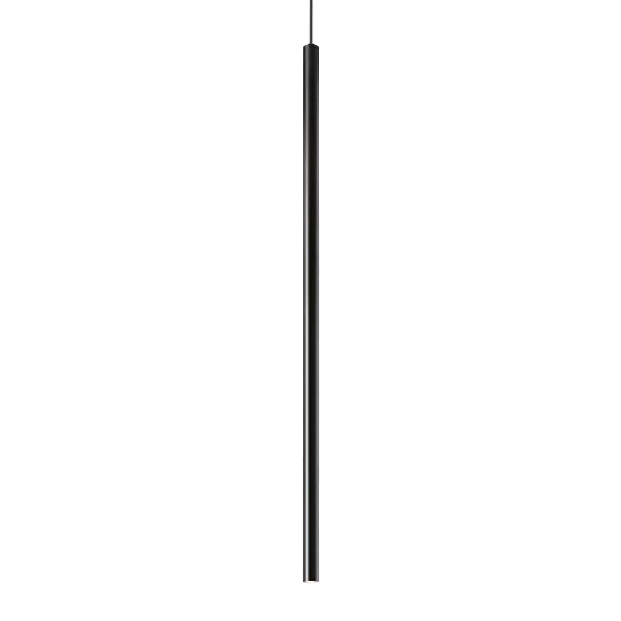 Sleek Black Ultrathin Pendant Light