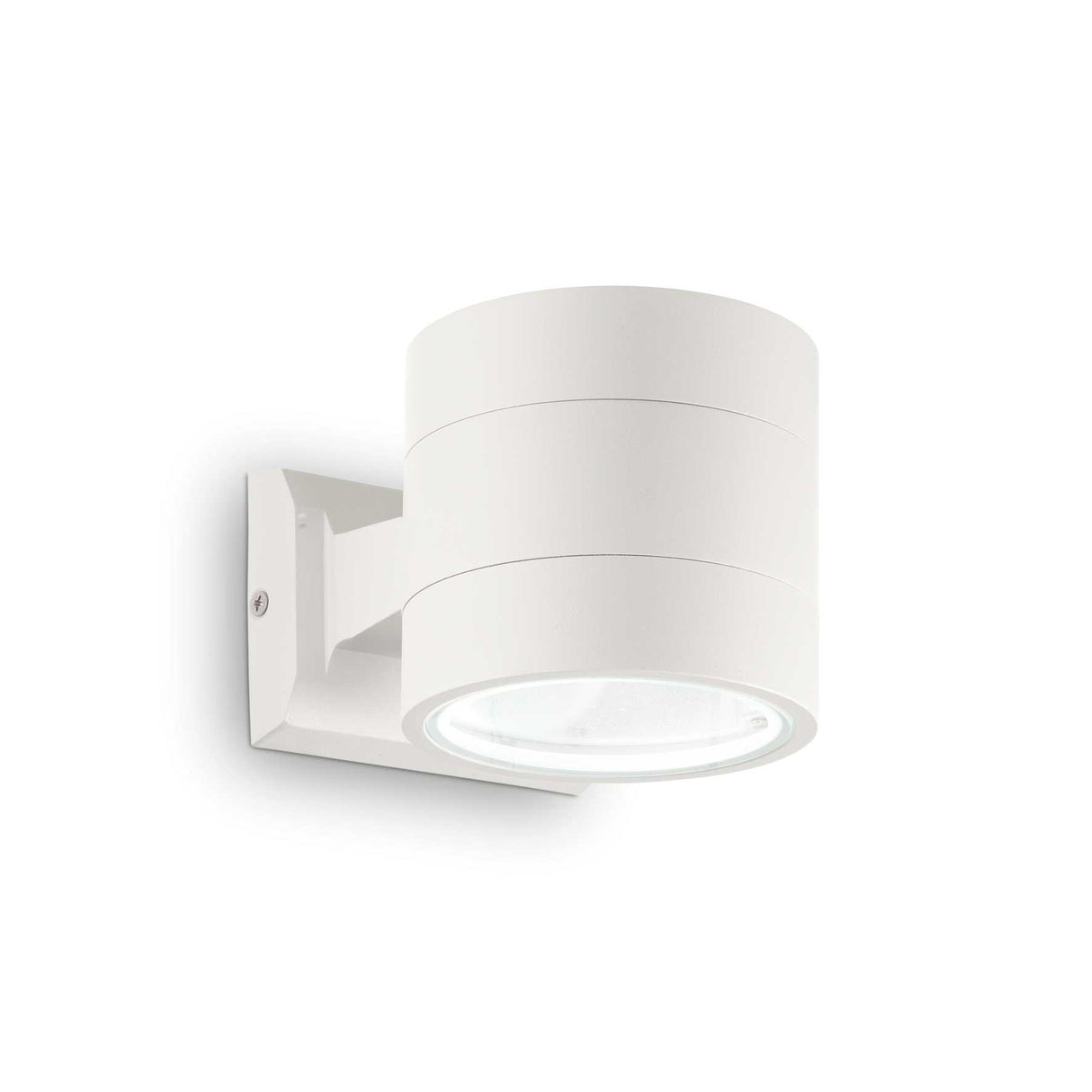 Modern Minimalist Round Wall Sconce in White