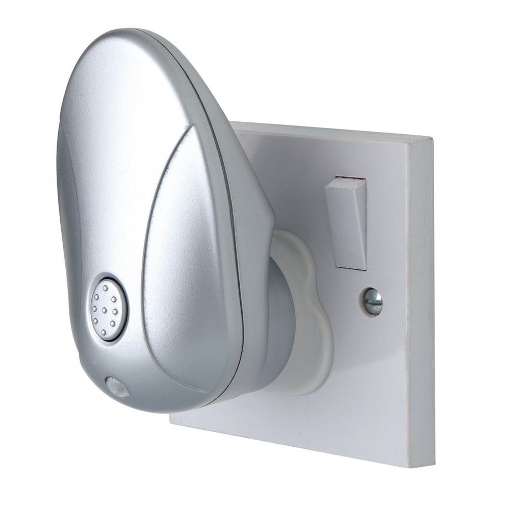 Children's Bedroom Enchanted RGB LED Night Light in Silver Finish