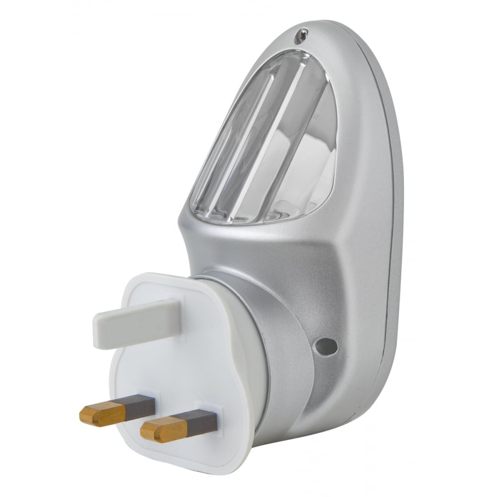 Children's Bedroom Enchanted RGB LED Night Light in Silver Finish