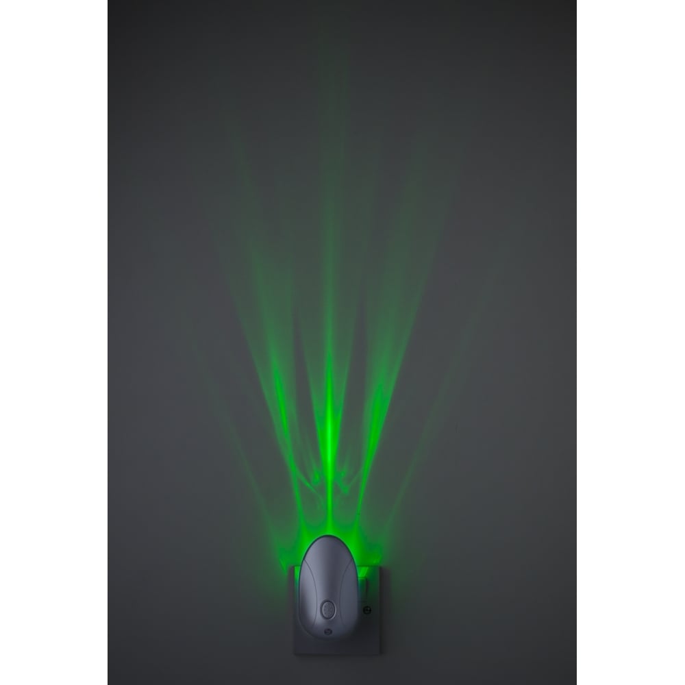 Children's Bedroom Enchanted RGB LED Night Light in Silver Finish