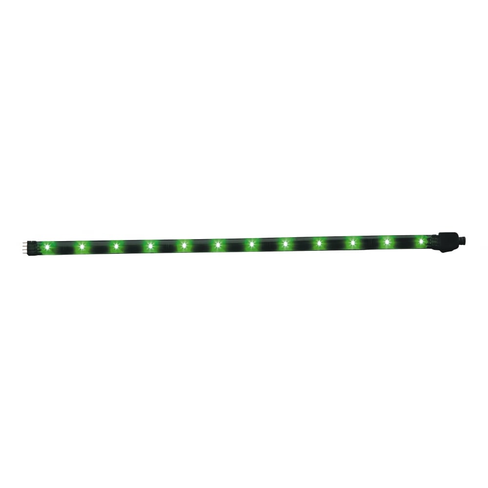 Sleek Inline Green LED Strip Light with Adhesive Backing