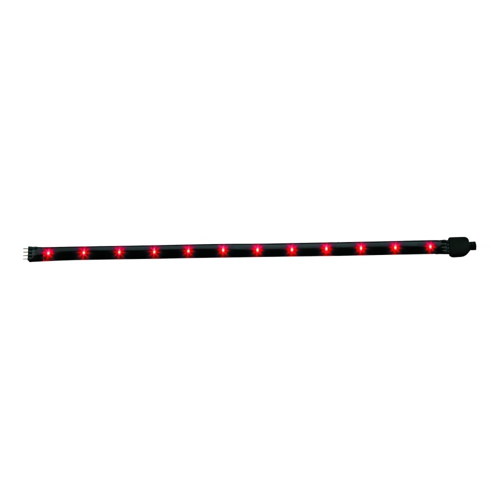 Sleek Inline Red LED Strip Light with Adhesive Backing