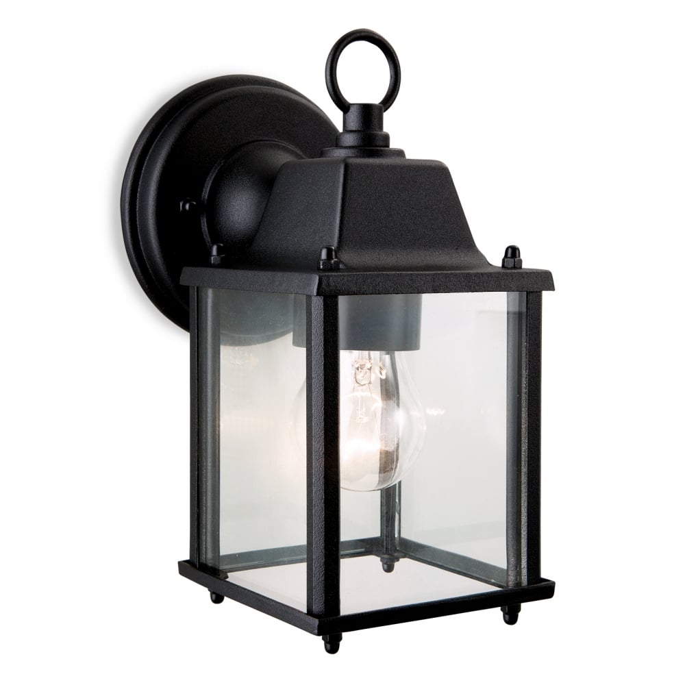 Elegant Black Jaded Coach Vintage Outdoor Wall Lantern