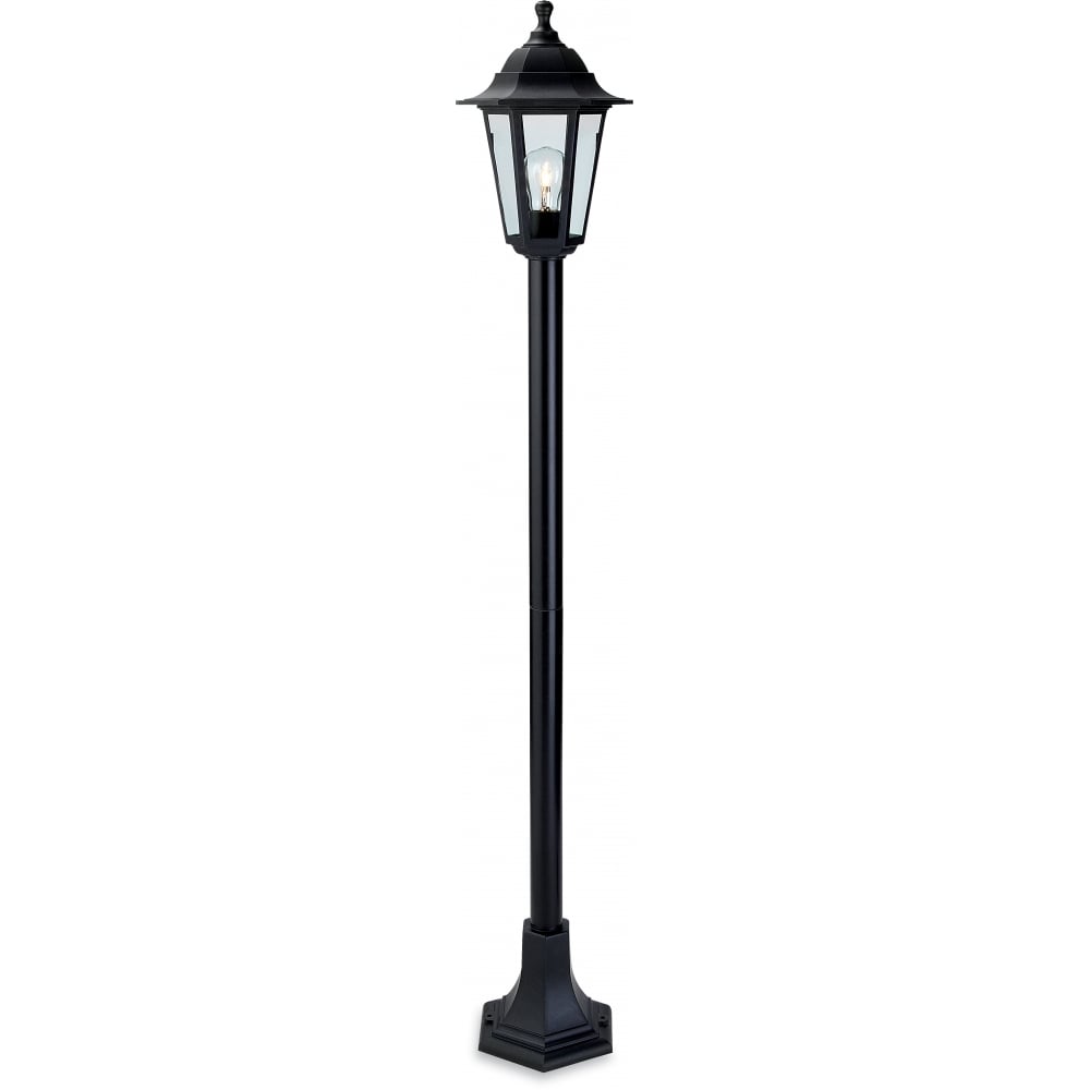 Elegant Victorian-Style Black Garden Lamp Post