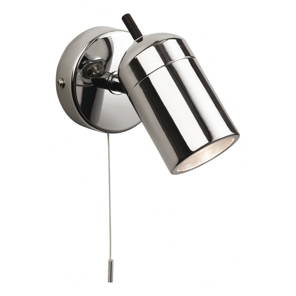 Sleek Chrome Single Bathroom Spotlight - Modern Design, Energy-Efficient Lighting