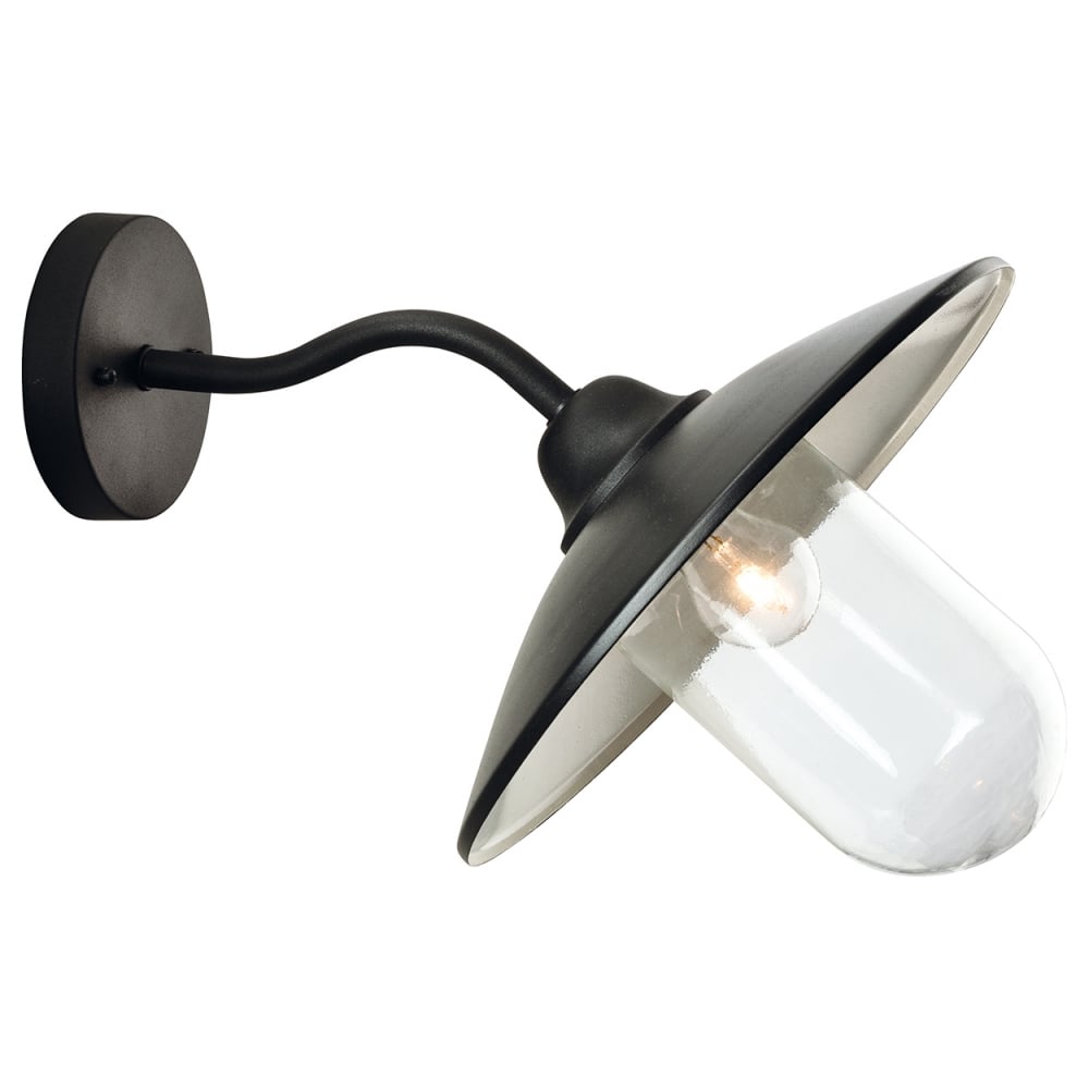 Nautical Black Wall-Mounted Sconce Light Fixture