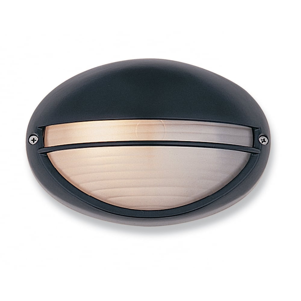 Contemporary Black Nautical Outdoor Wall Lantern
