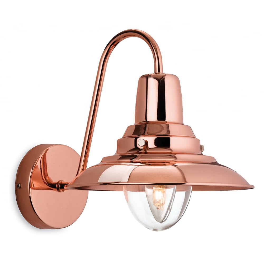 Coastal Harvest Copper Fisherman's Wall Lantern