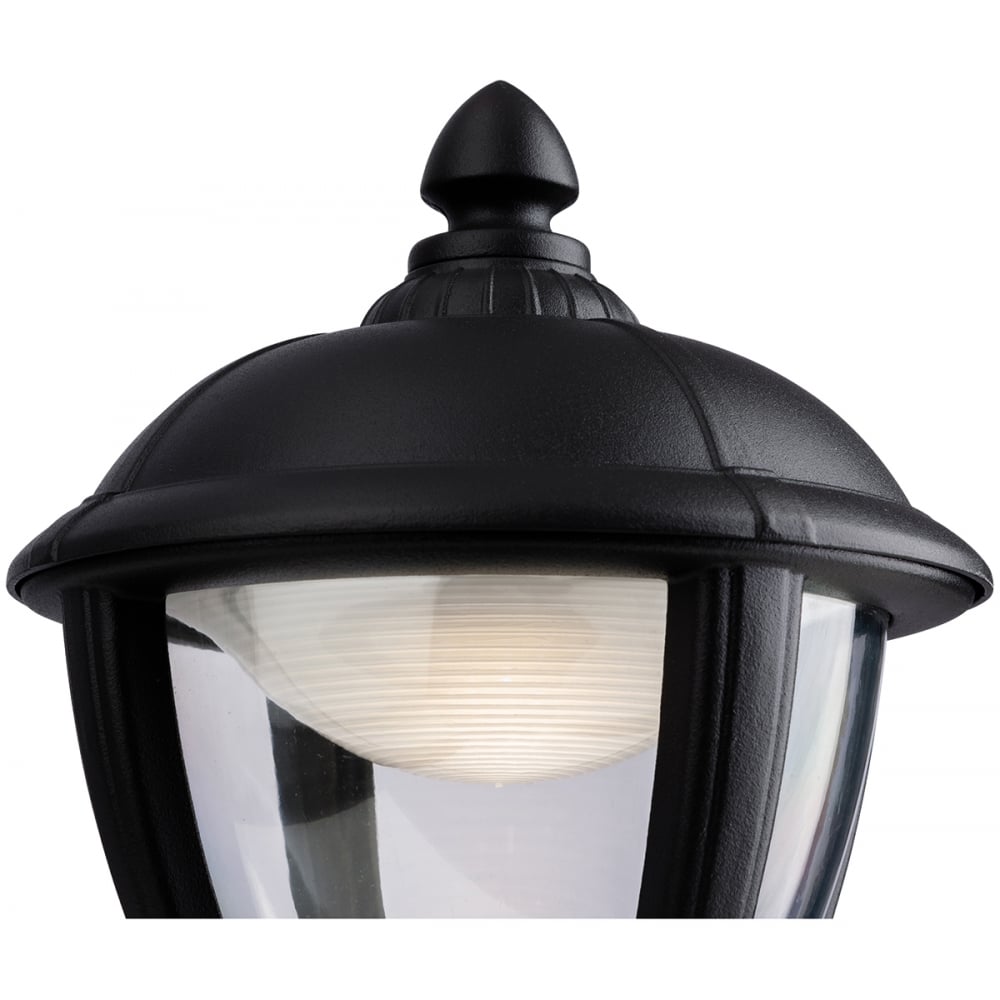Elegant Black LED Outdoor Wall Lantern