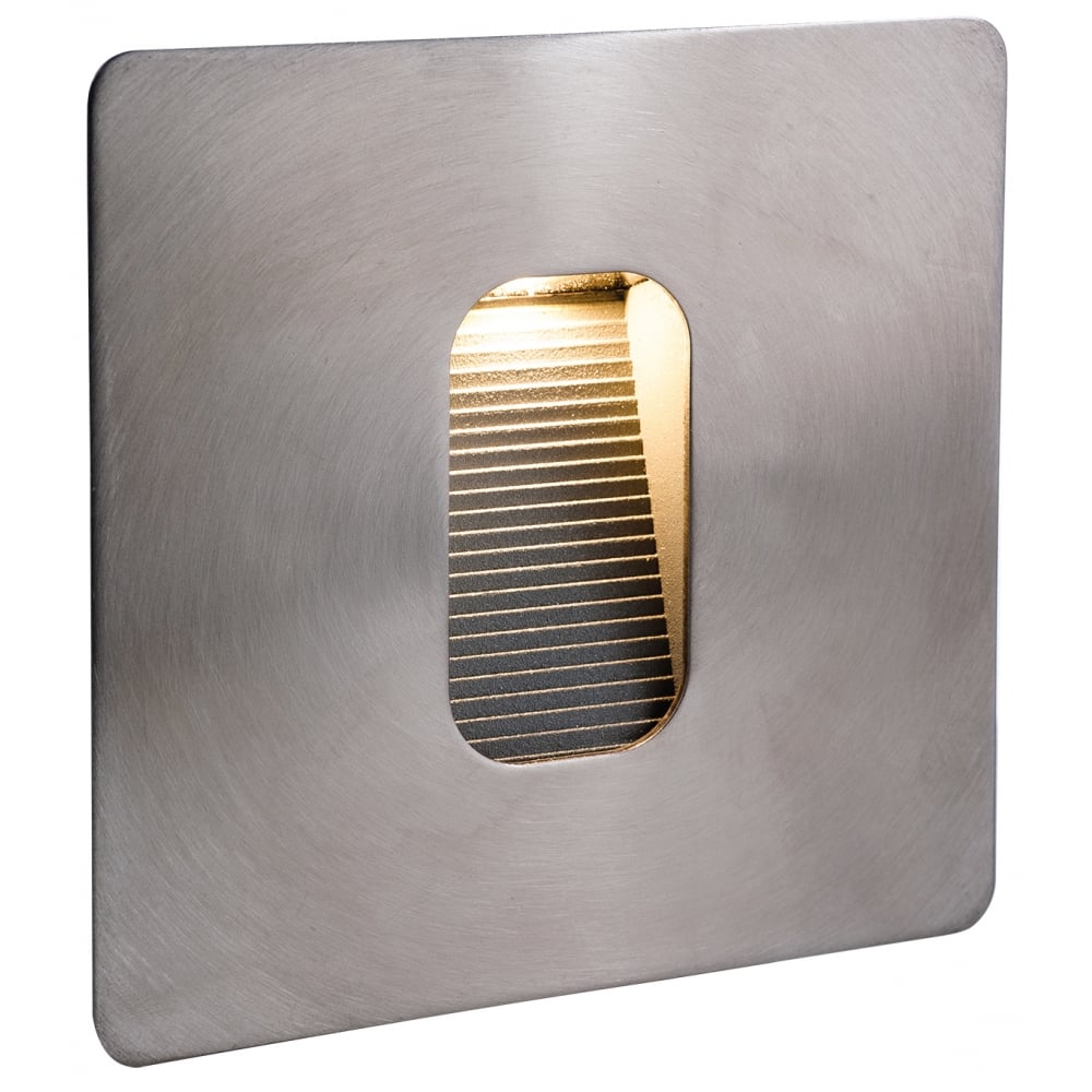 Contemporary Stainless Steel LED Wall and Step Light