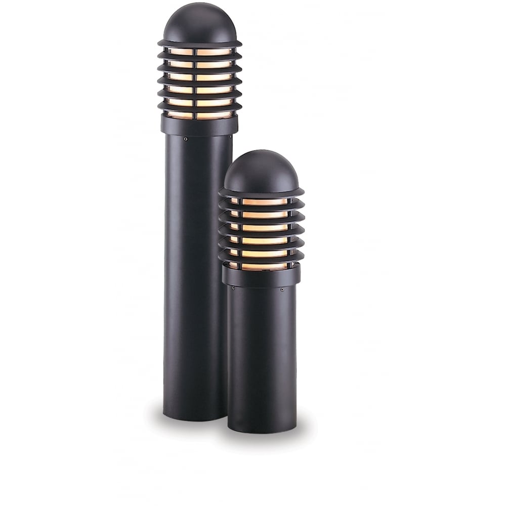 Sleek Black Outdoor Bollard Light for Modern Gardens