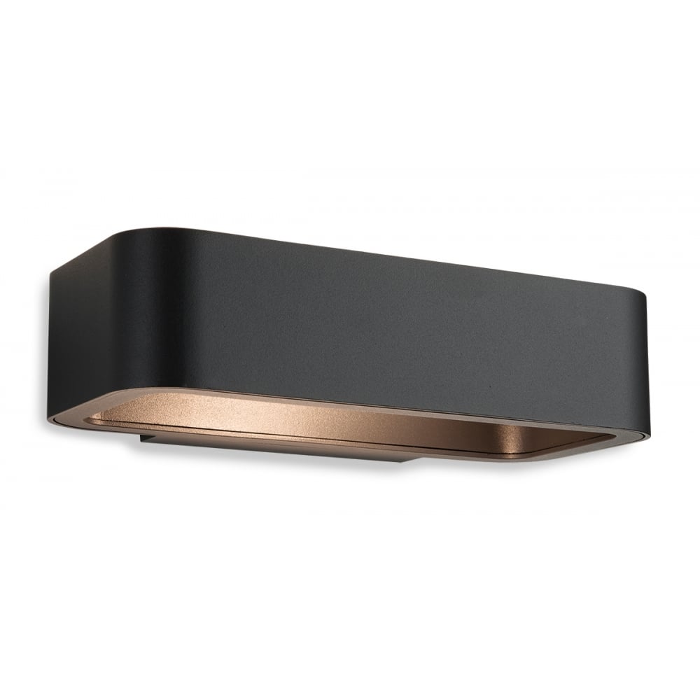 Contemporary Graphite LED Wall Light Fixture