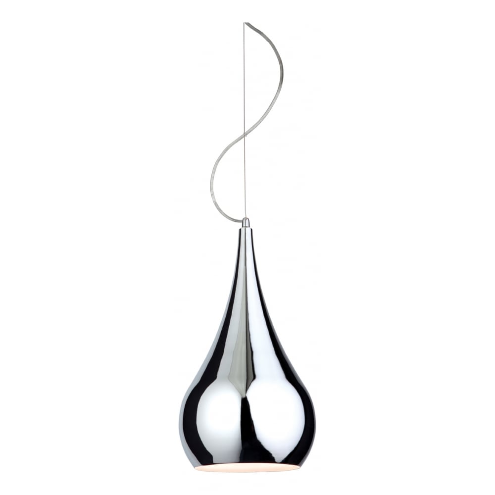 Jasmin Chrome Modern Pendant Light