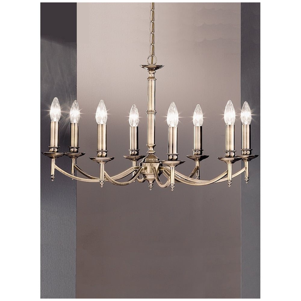 Shimmering Bronze 8-Light Chandelier - Pedro Design