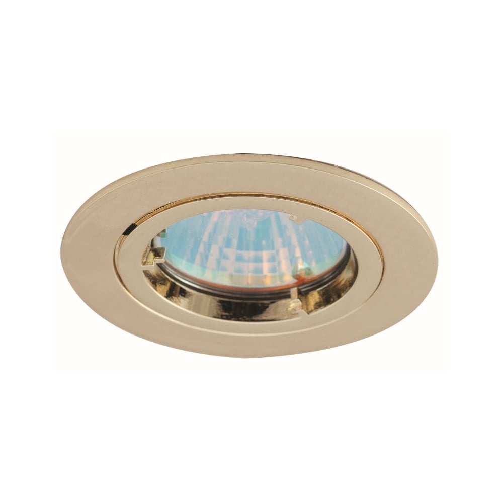 Ansell Twistlock GU10/MR16 Brass Recessed Downlight