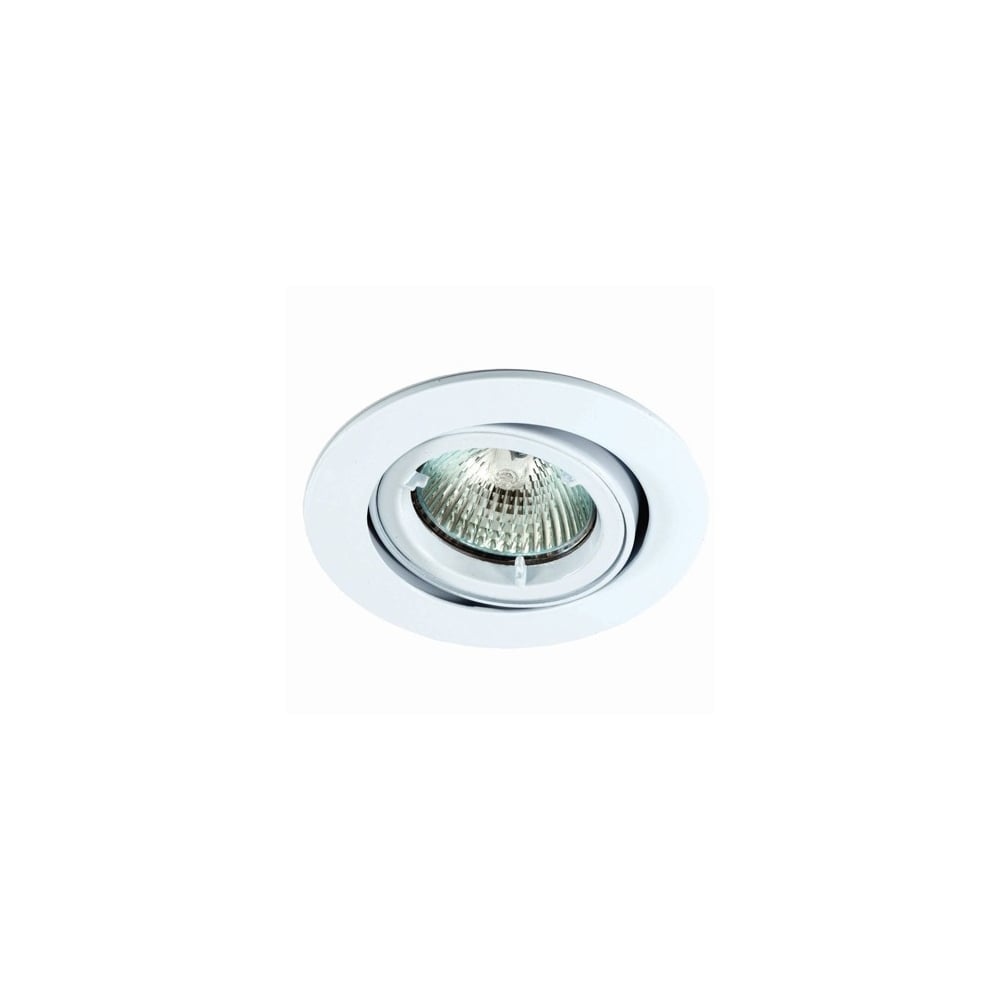 Ansell Twistlock Gimbal Matt White GU10/MR16 Downlight