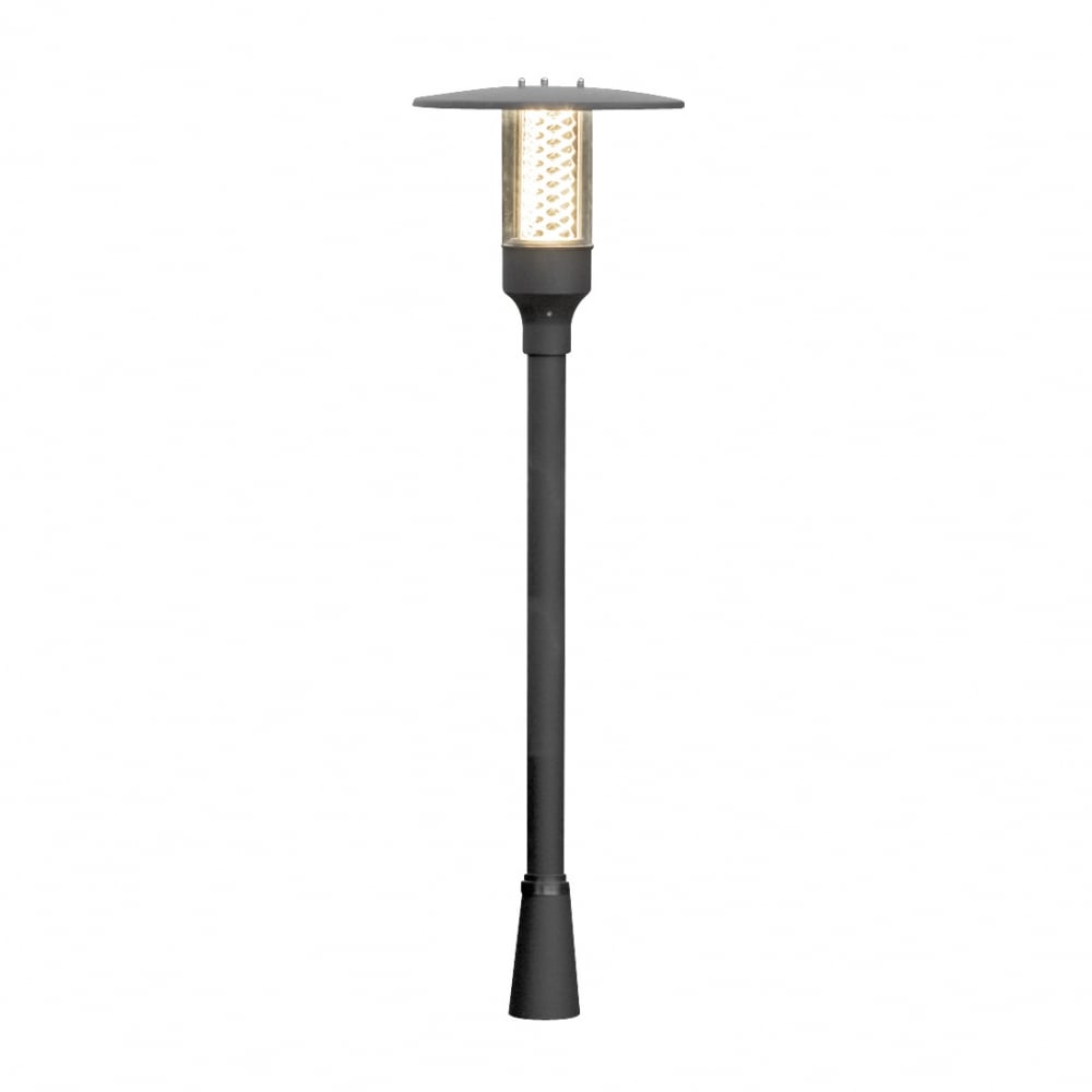 Sleek Nova Matte Black Outdoor Pathway Illumination