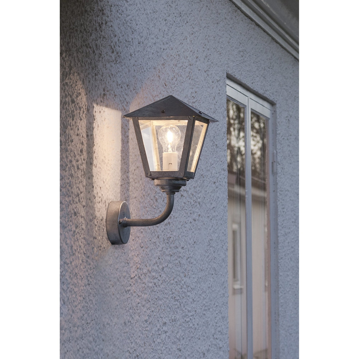 Konstsmide Benu Galvanized Wall Lantern