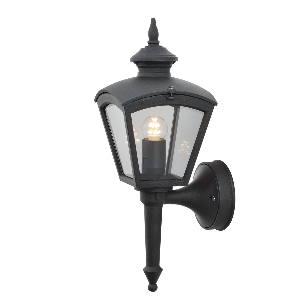 Cassiopeia Matte Black Outdoor Wall Lantern