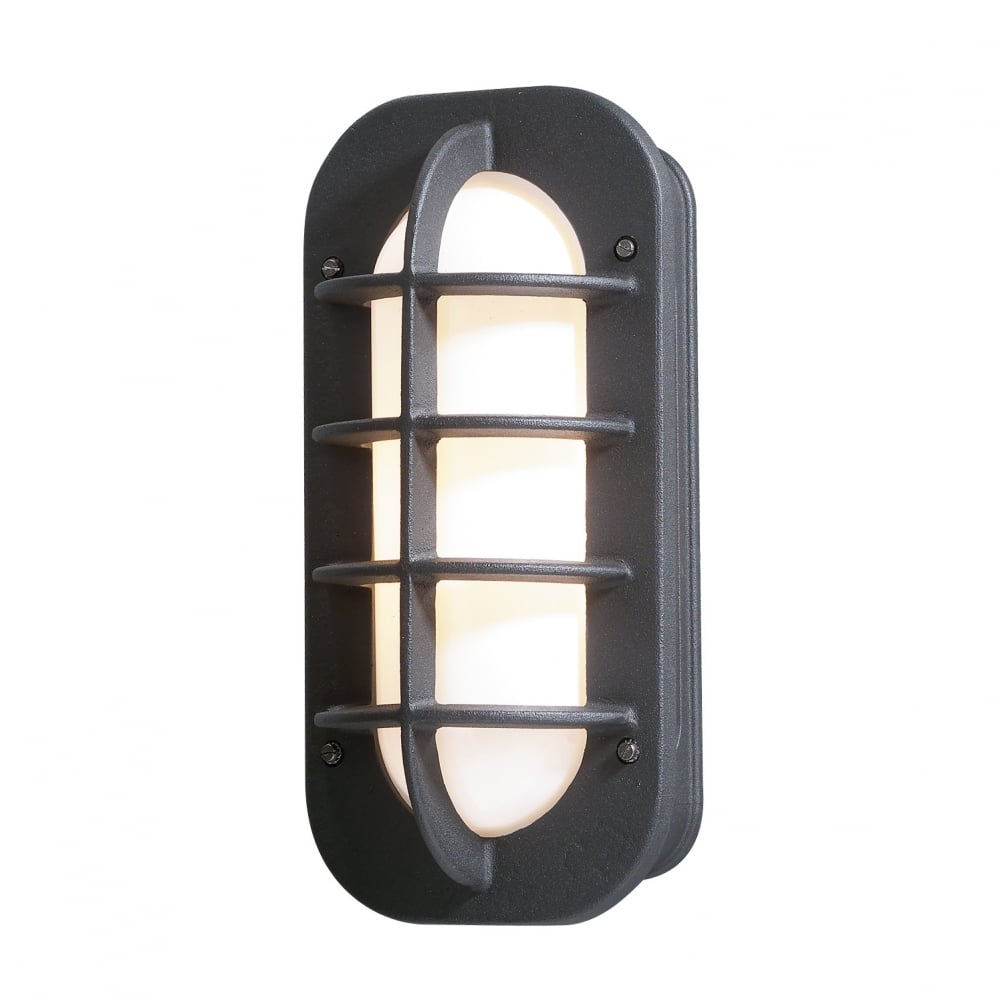 Modern Matte Black Loke Wall Sconce by Konstsmide