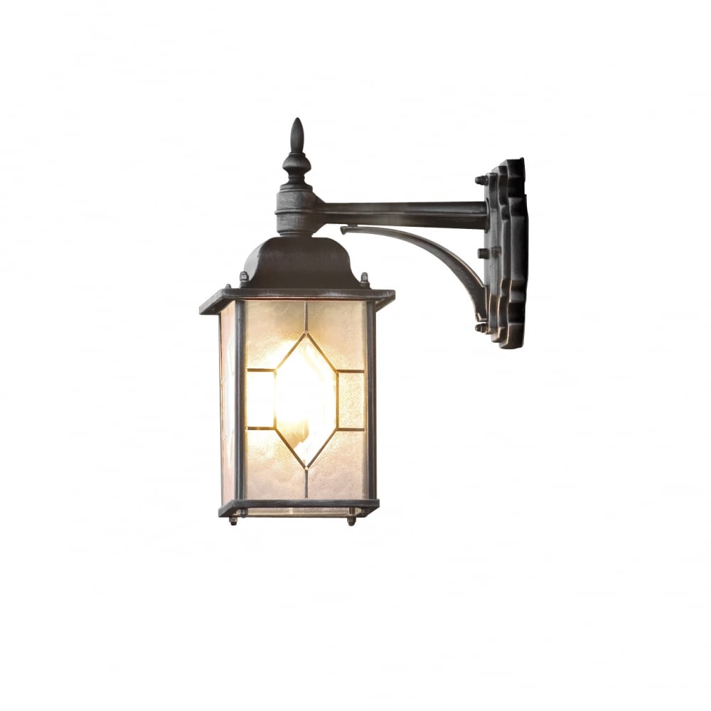 Milano Retro Outdoor Hanging Wall Lantern with Italian Flair