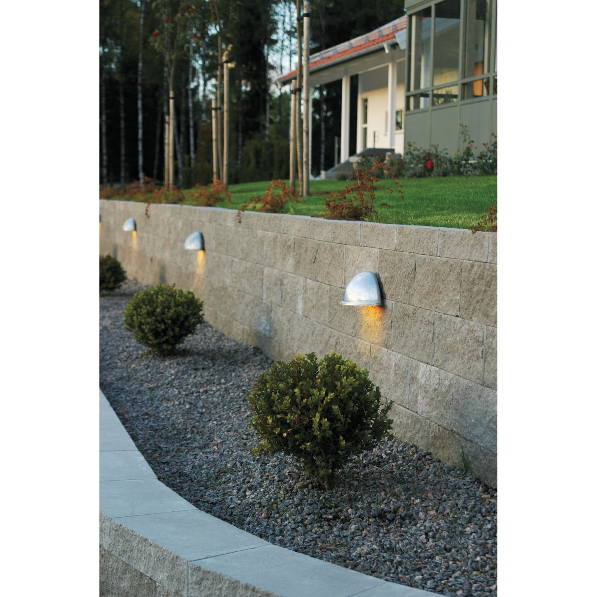 Torino Galvanised Steel Outdoor Wall Light by Konstsmide