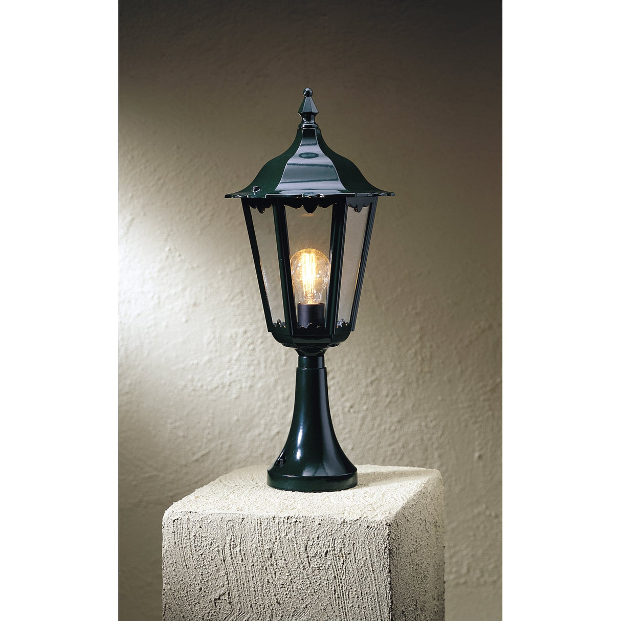 Konstsmide Firenze Vintage Green Outdoor Post Lantern