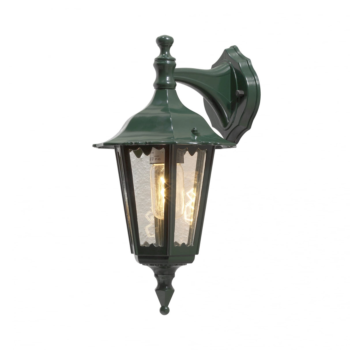 Firenze Outdoor Wall Lantern in Green