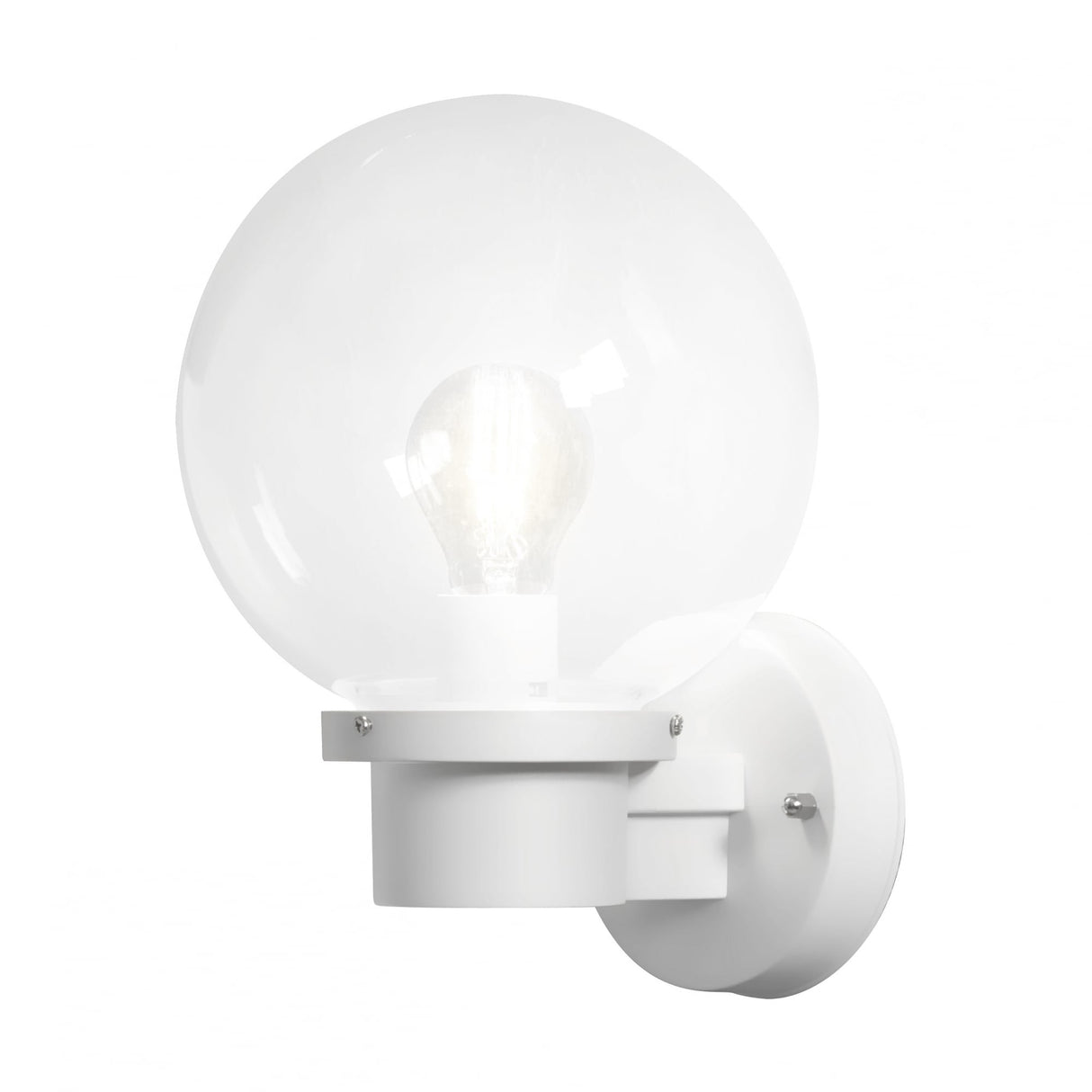 Elegant Matt White Nemi Up Light by Konstsmide