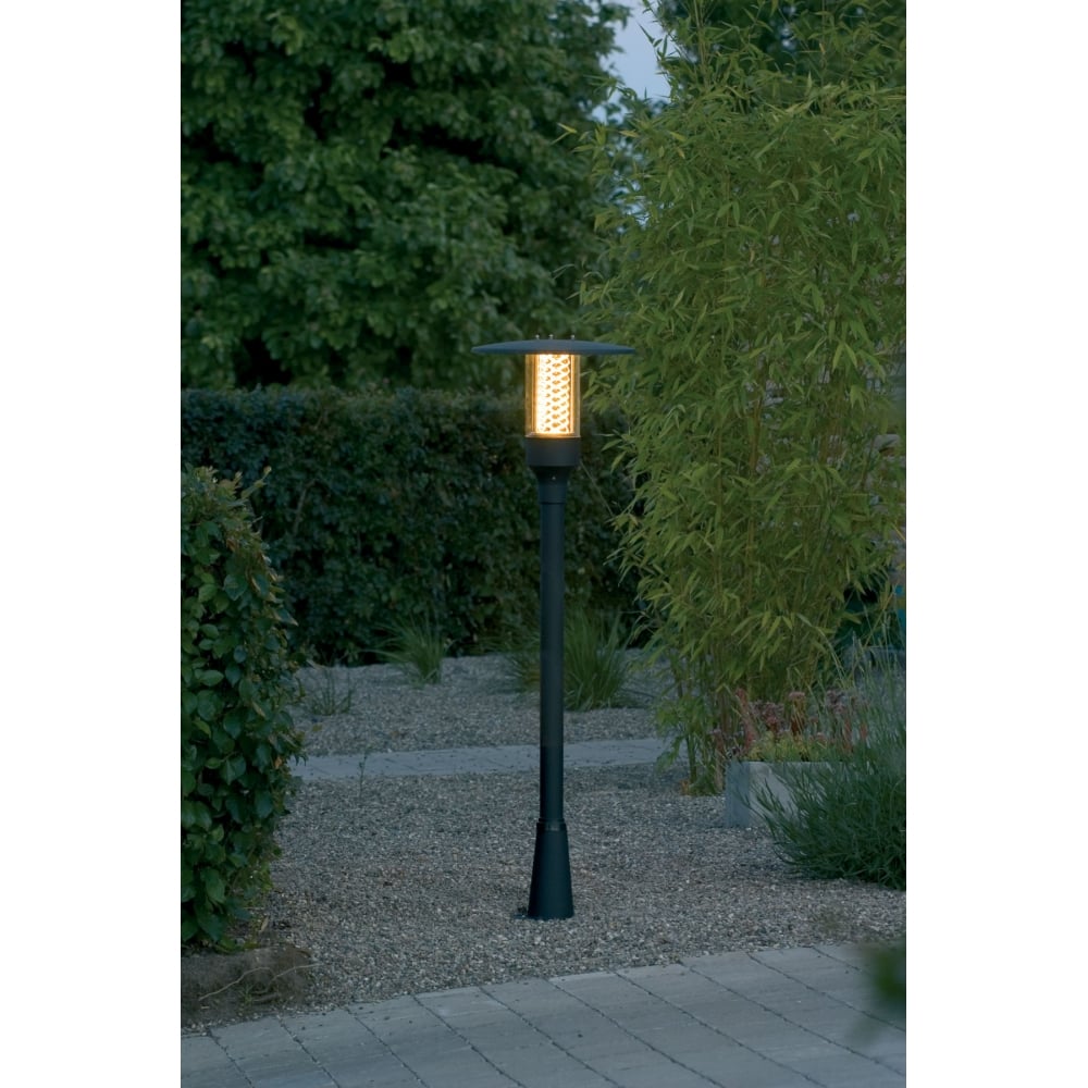 Sleek Nova Matte Black Outdoor Pathway Illumination