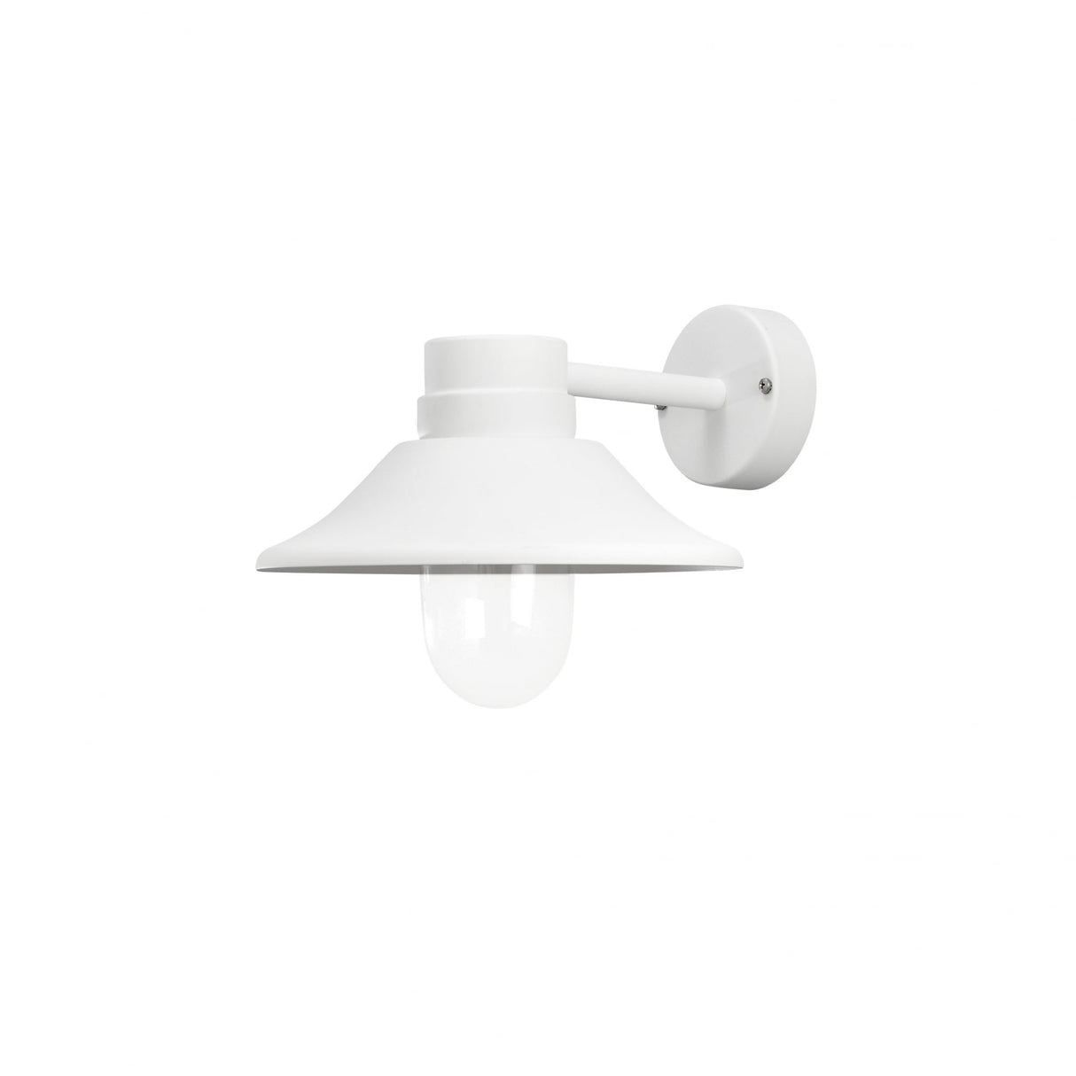 Elegant Vega Outdoor Wall Light in Matte White LED 5W