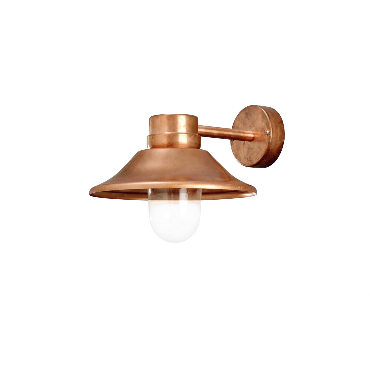 Elegant Vega Copper Wall Sconce with LED Illumination