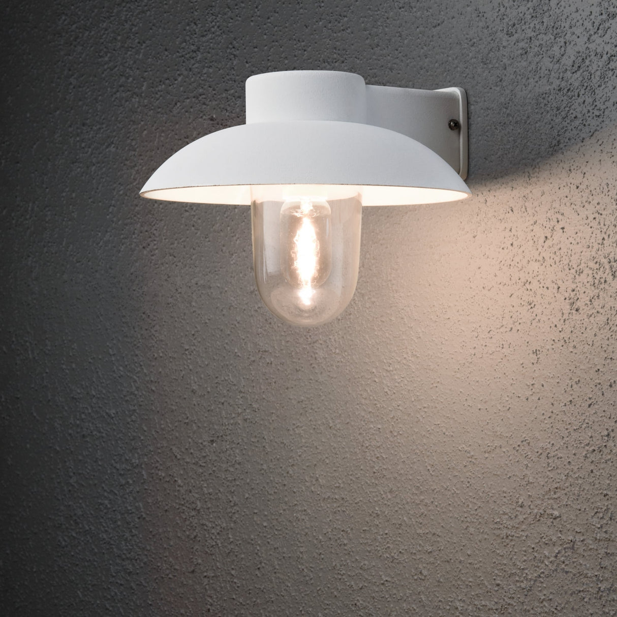 Modern Matte White Wall Sconce by Konstsmide