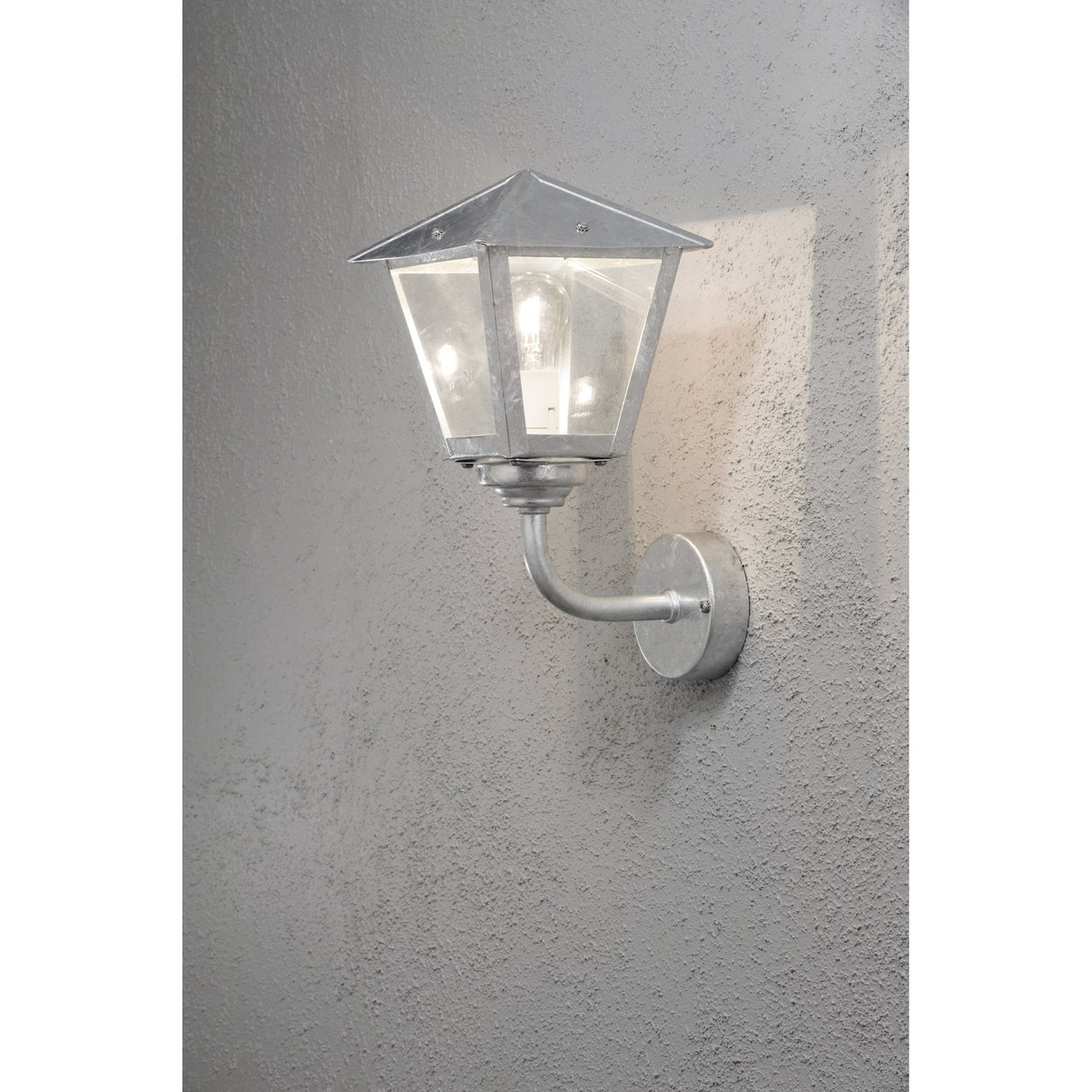 Konstsmide Benu Galvanized Wall Lantern