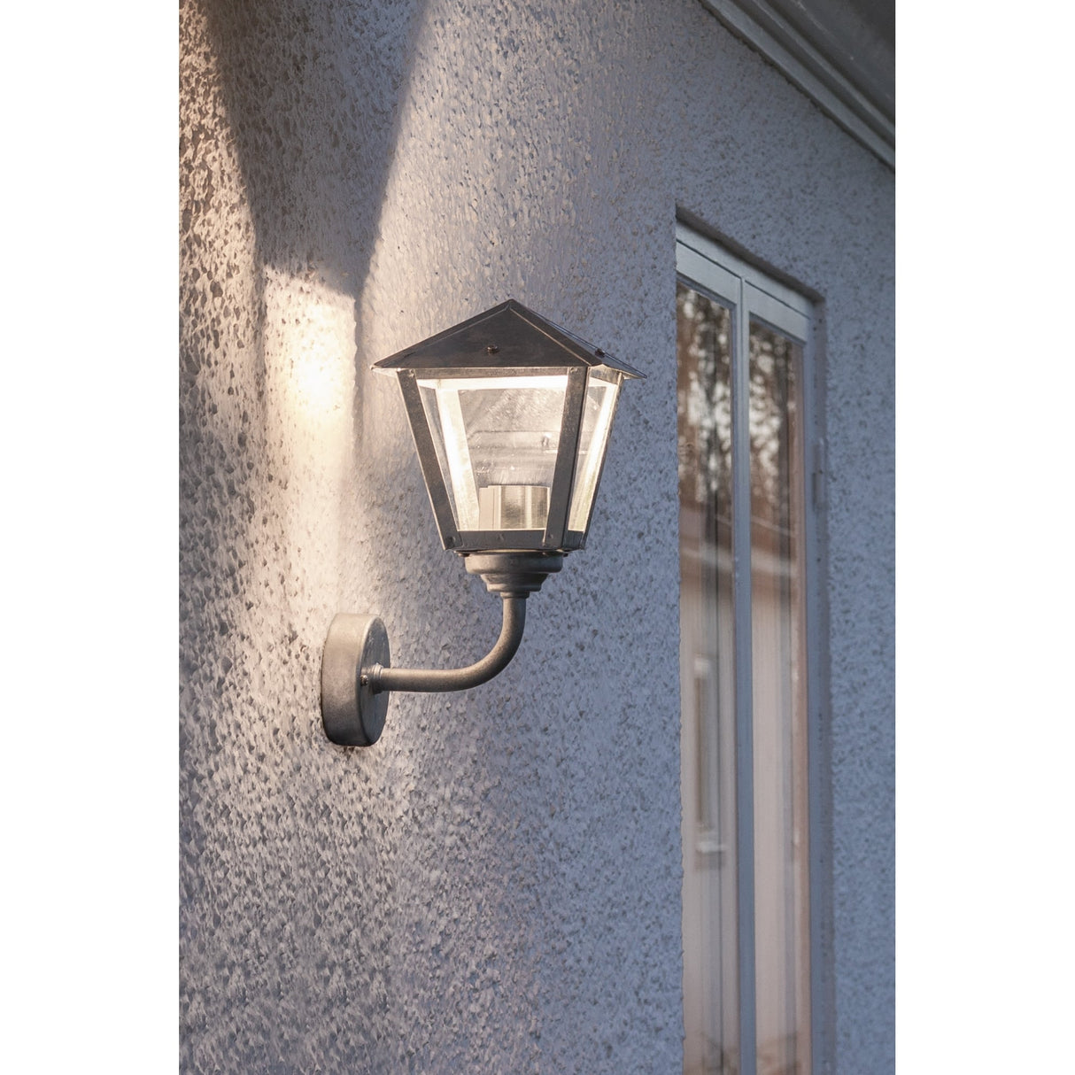 Benu Galvanized LED Wall Light 8W by Konstsmide