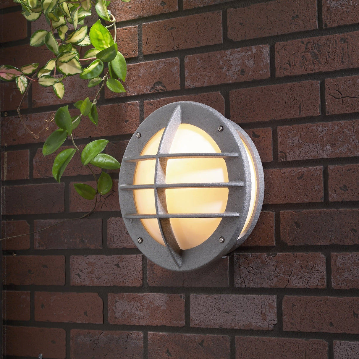 Sleek Oden Aluminium Outdoor Wall Light by Konstsmide
