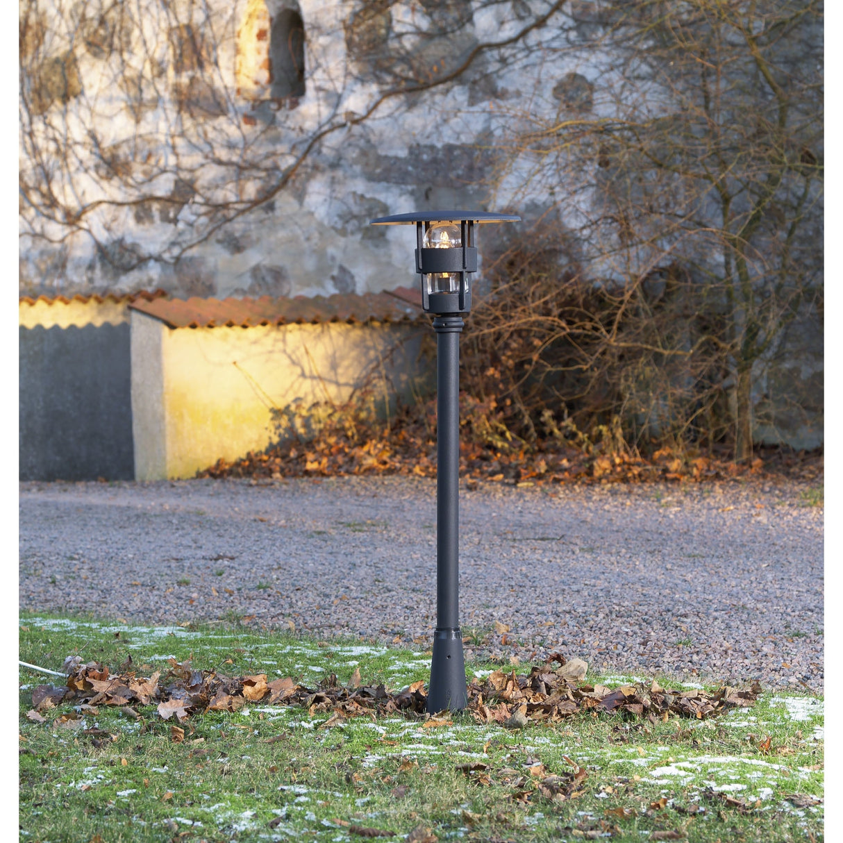 Freja Modern Matte Black Outdoor Lantern Head for Lamp Posts