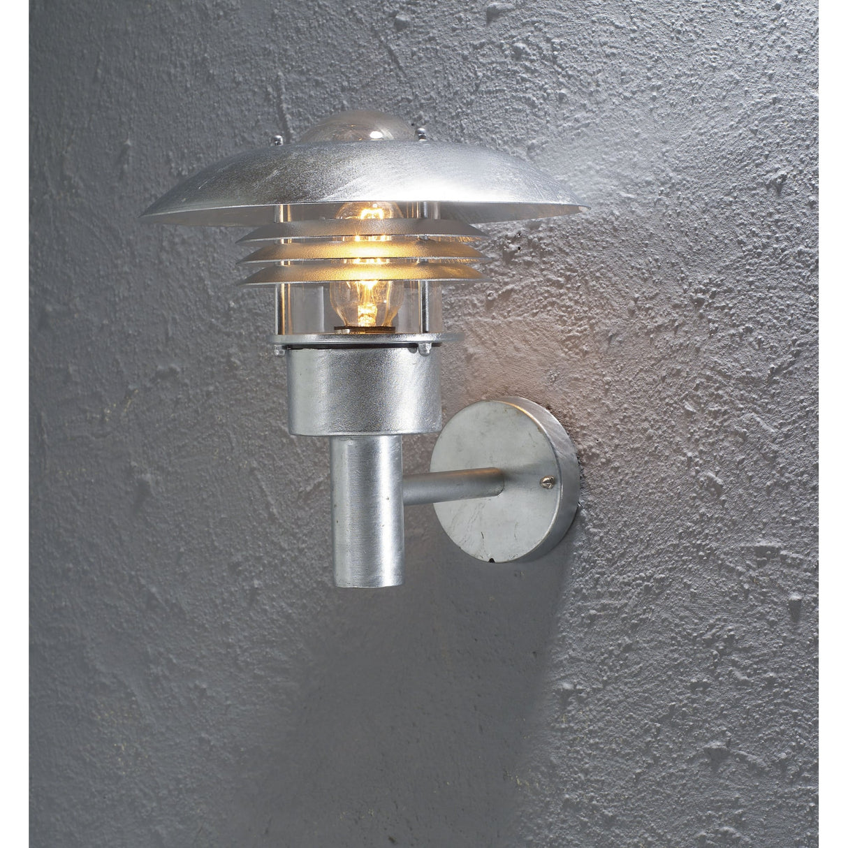 Modena Galvanised Steel Wall Light Fixture