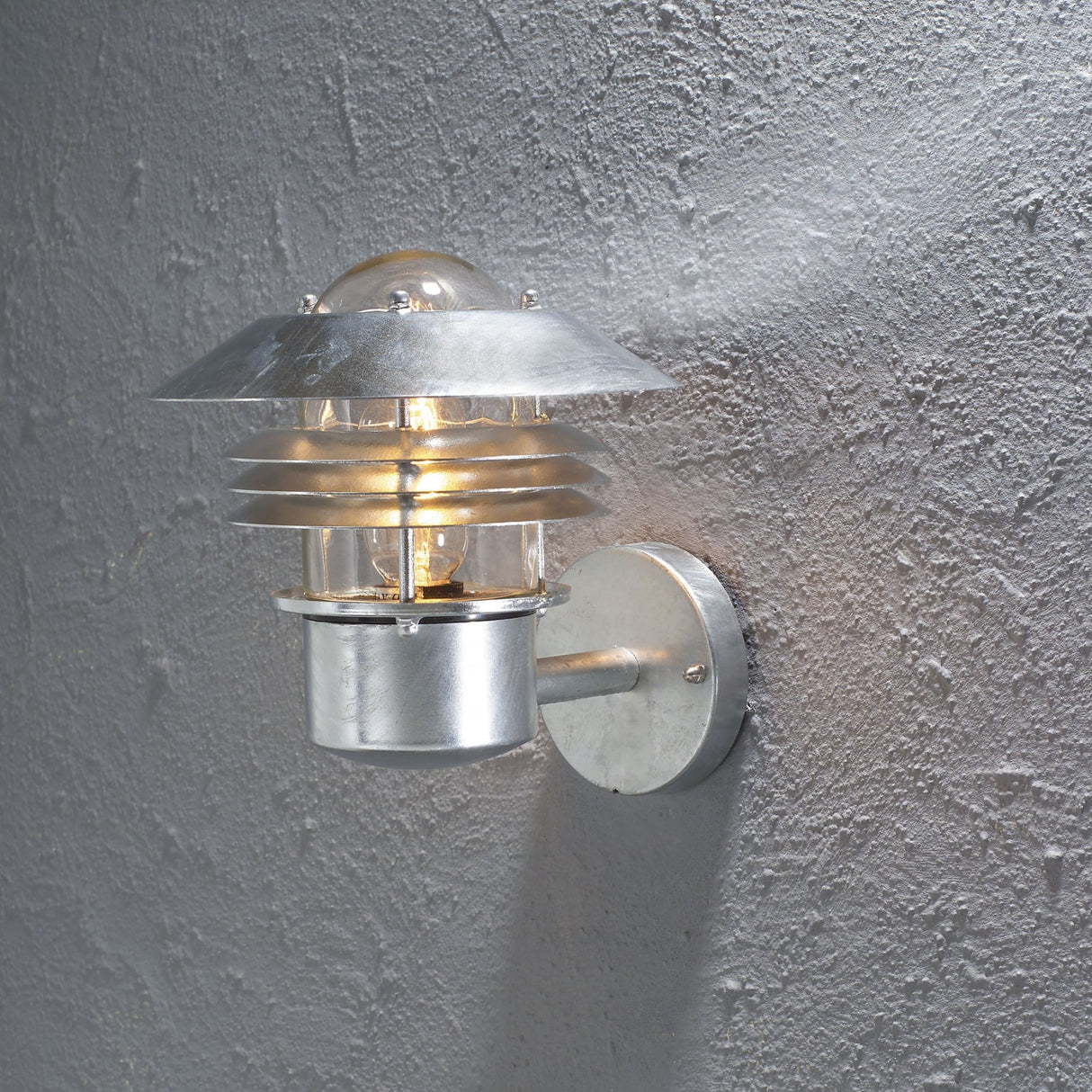 Modena Galvanized Steel Up Wall Light Fixture